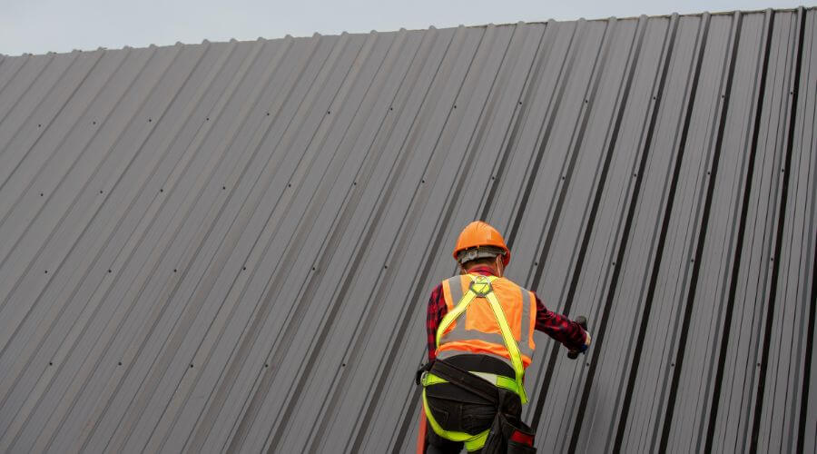 Professional metal roof installation services in Steele, ND